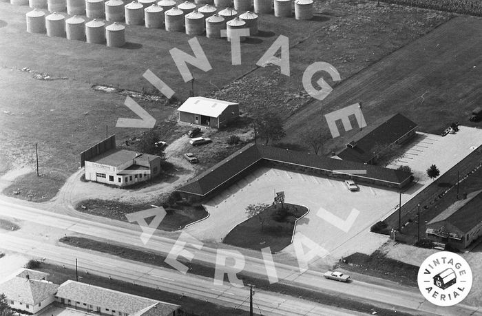 Spartan Motel - 1968 Aerial (newer photo)